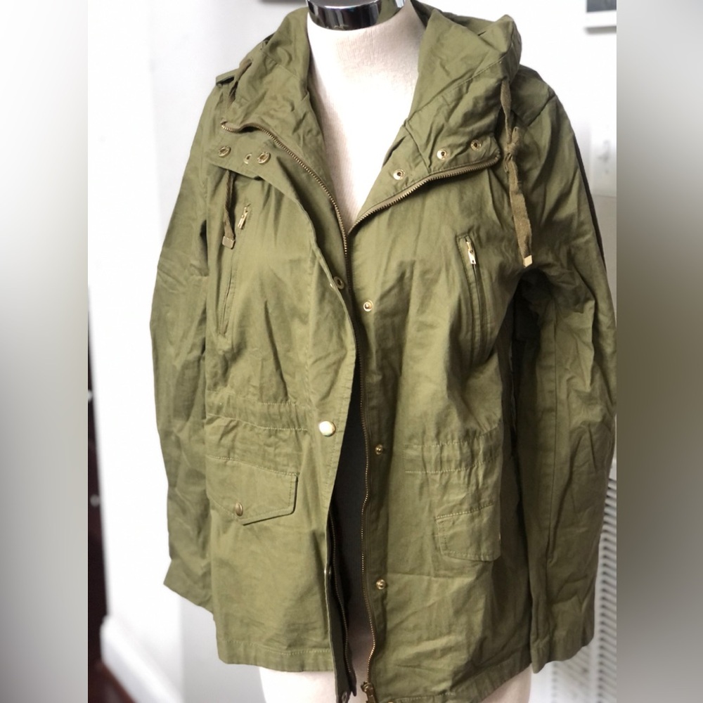 Ruby Karat Anorak In Olive Color, Sz Large Nwot - image 1